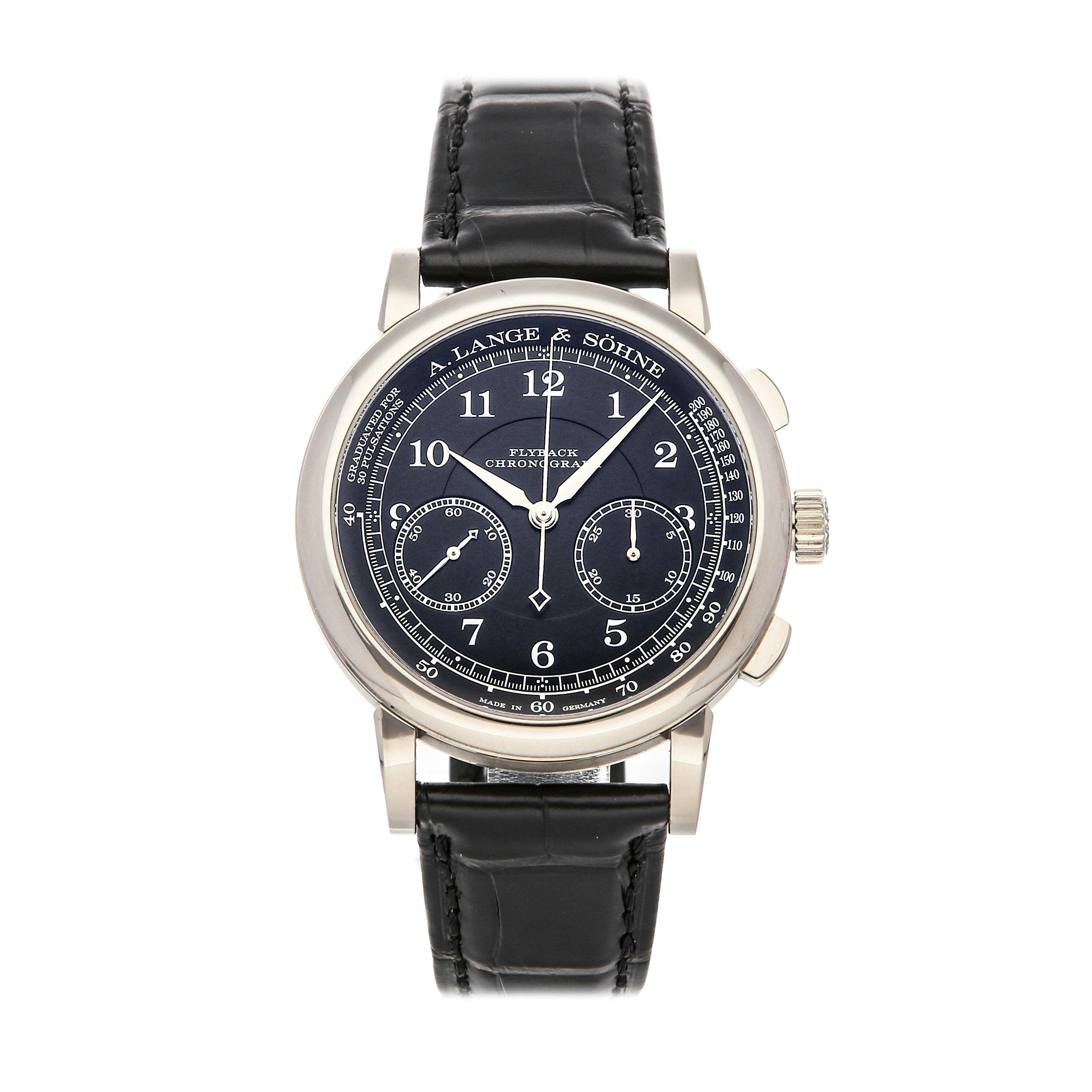 Lange 1815 chronograph 2025 black dial